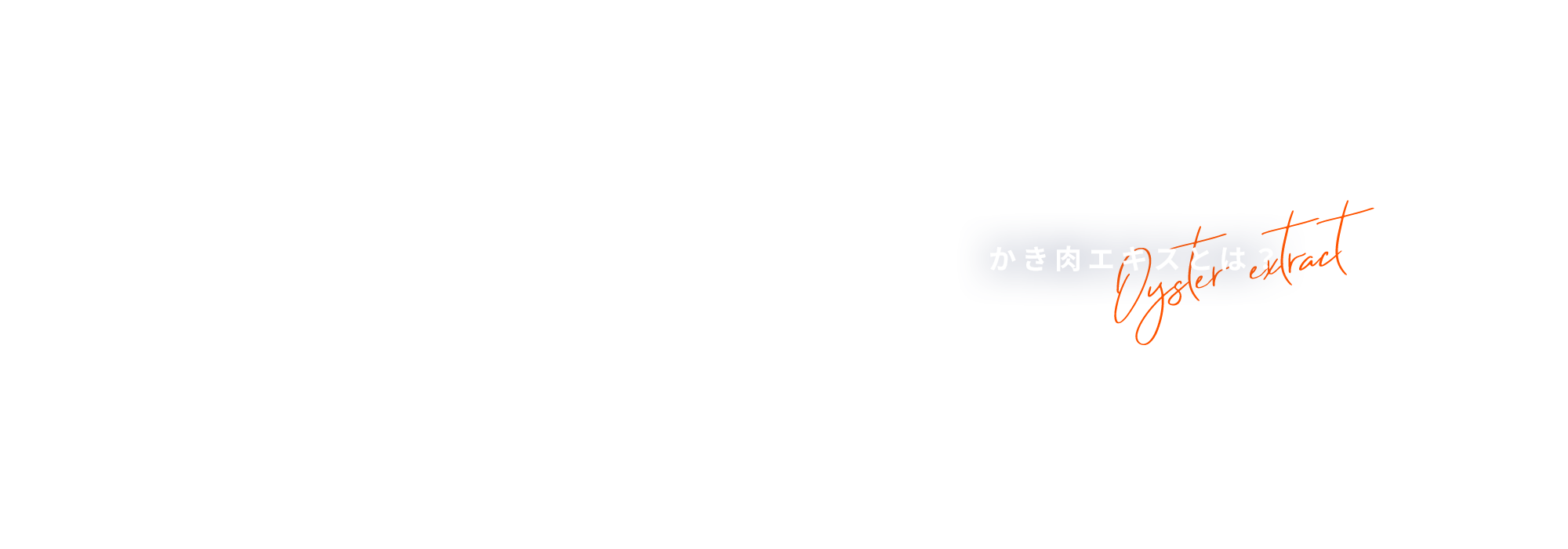 かき肉エキスとは？